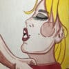 Poupée BDSM en aquarelle, style artistique, thème érotique et BDSM.