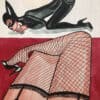 Illustration aquarelle BDSM en format A4.