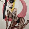 Illustration BDSM en aquarelle sur format A4.