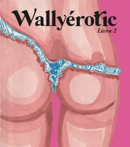 Wally Erotic couverture livre 2 Image de dos d'une femme en lingerie bleue, vue artistique et suggestive.